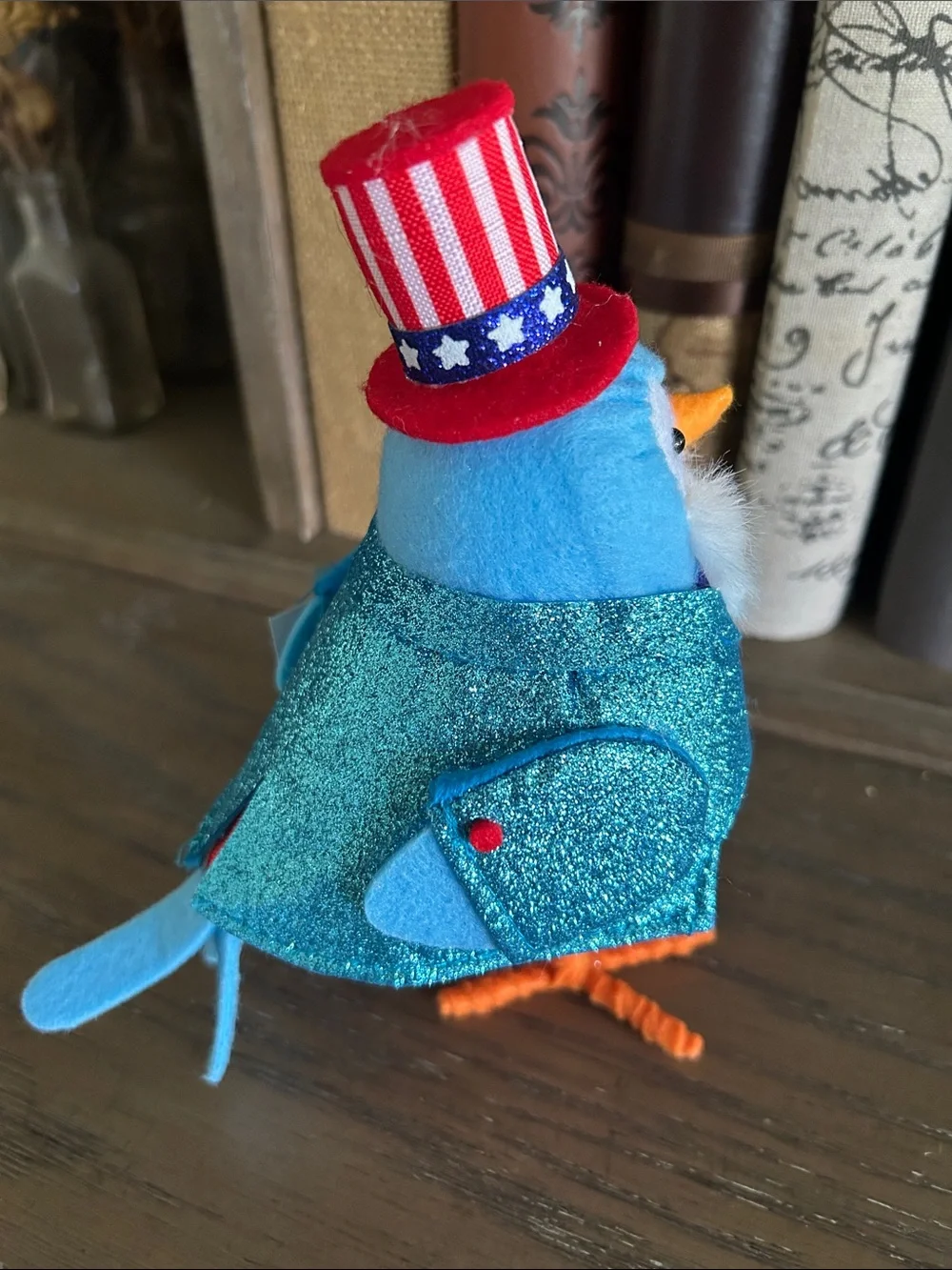 Featherly Friends Uncle Sam Bird